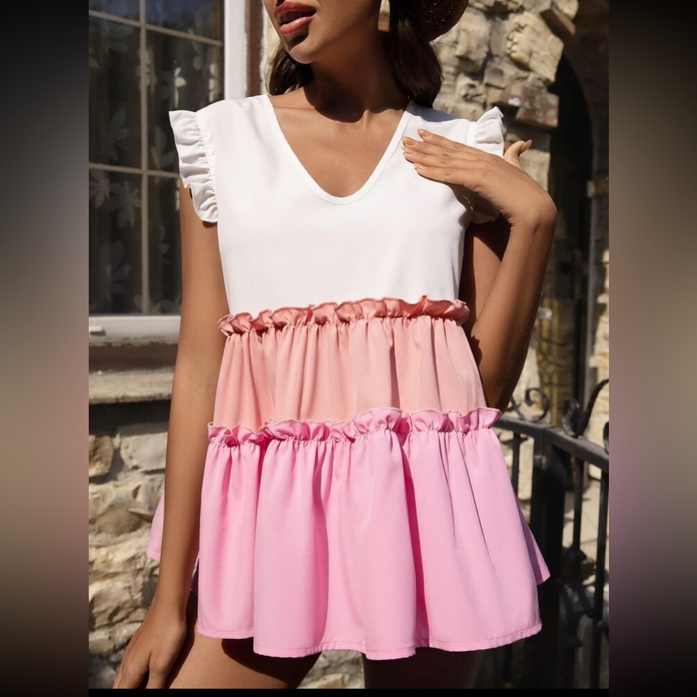 Brand New Ruffle Blouse